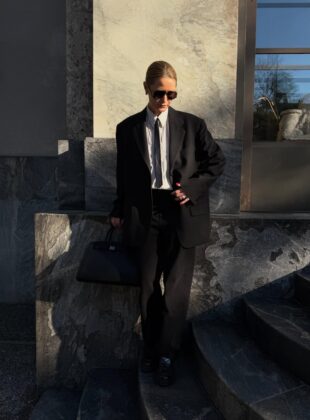 looks com blazer preto