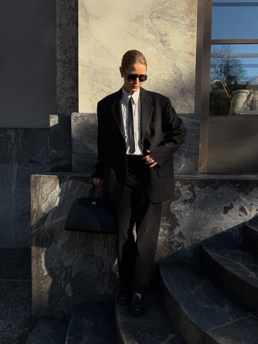 looks com blazer preto