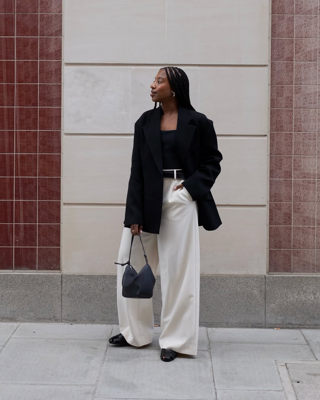 looks com blazer preto