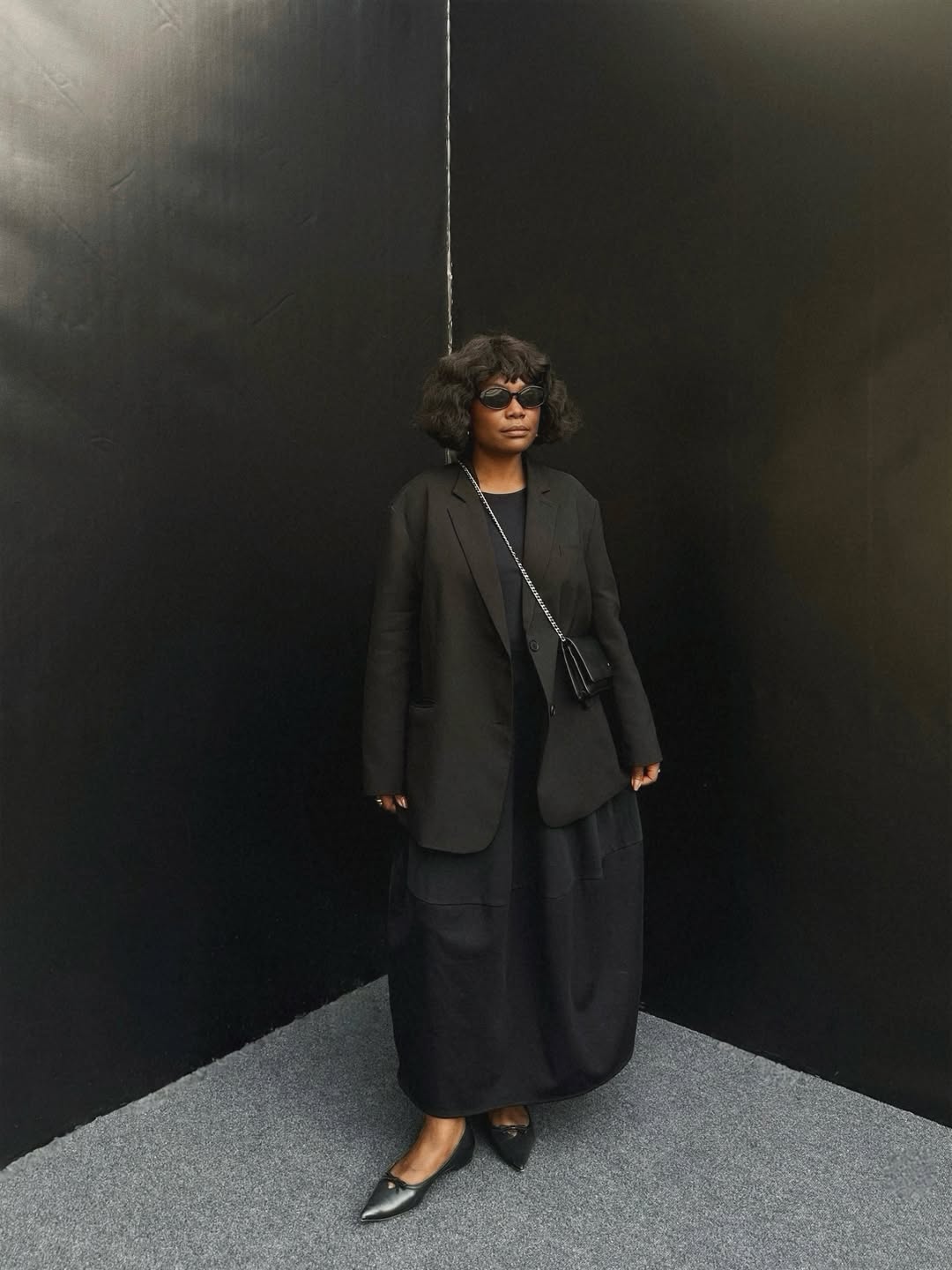 looks com blazer preto