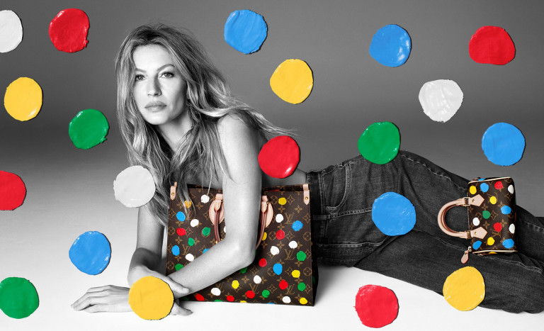 colaborações de moda e arte: louis vuitton e yayoi kusama