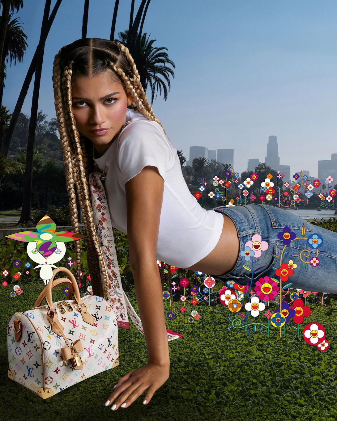 colaborações de moda e arte: louis vuitton e takashi murakami
