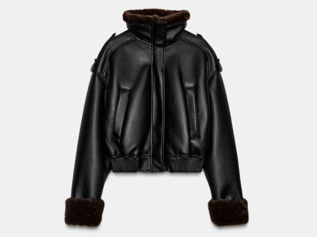 Looks com coturno preto 15jun ZARA jaqueta