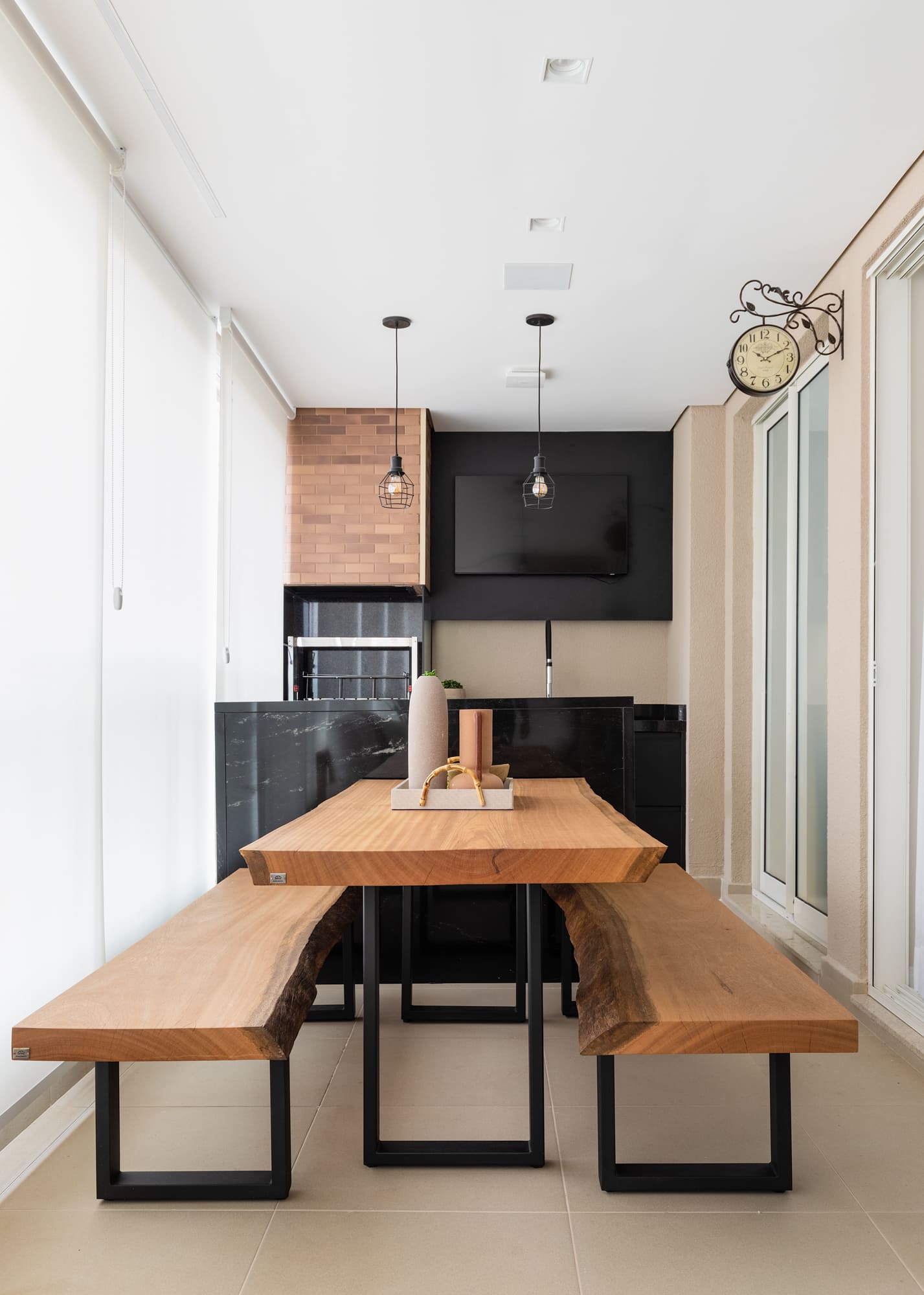 5 maneiras de criar um espaço com churrasqueira em apartamento