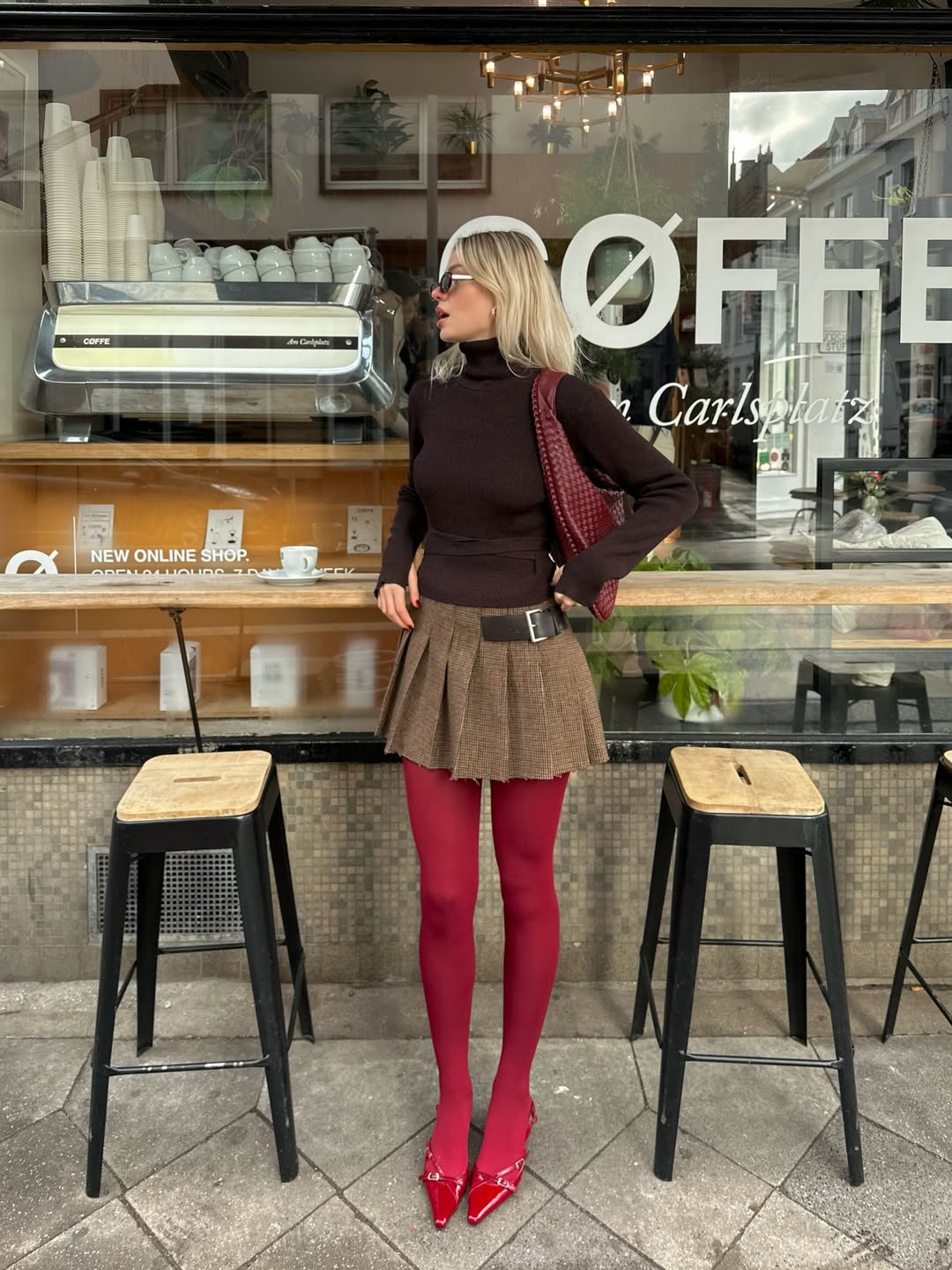 looks com meia-calça