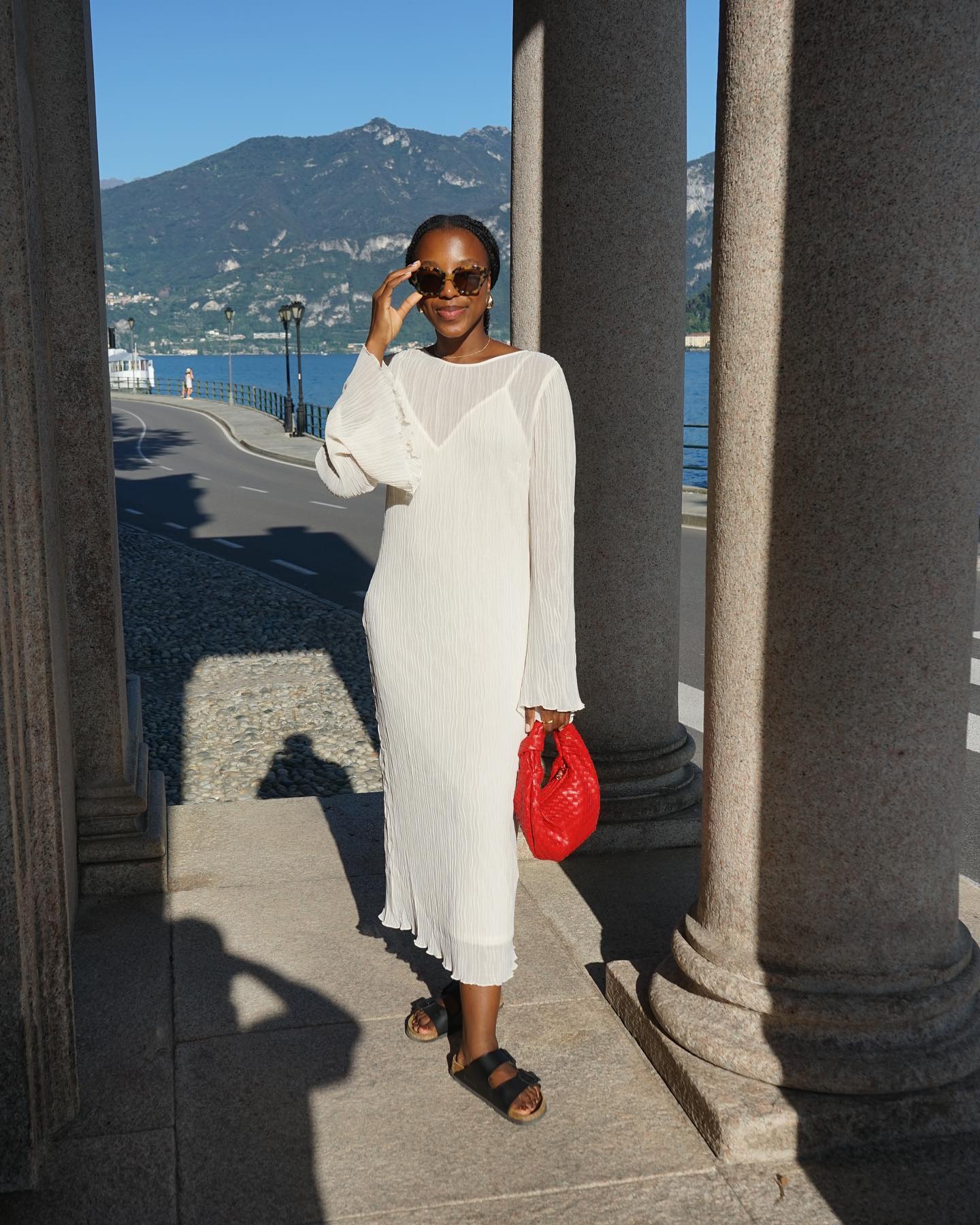looks com sandálias Birkenstock