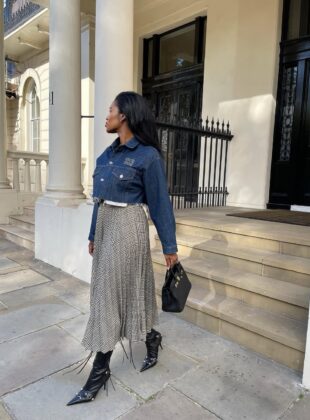 quatro sapatos para usar nos looks com saia plissada