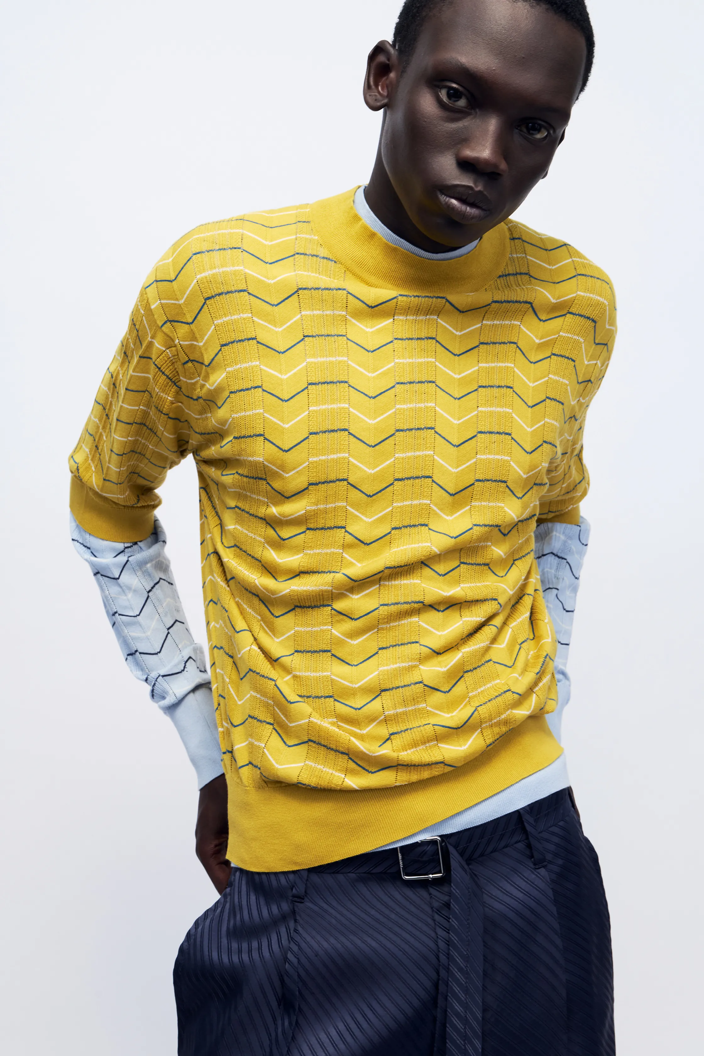 Tendências de moda masculina do verão 2027.