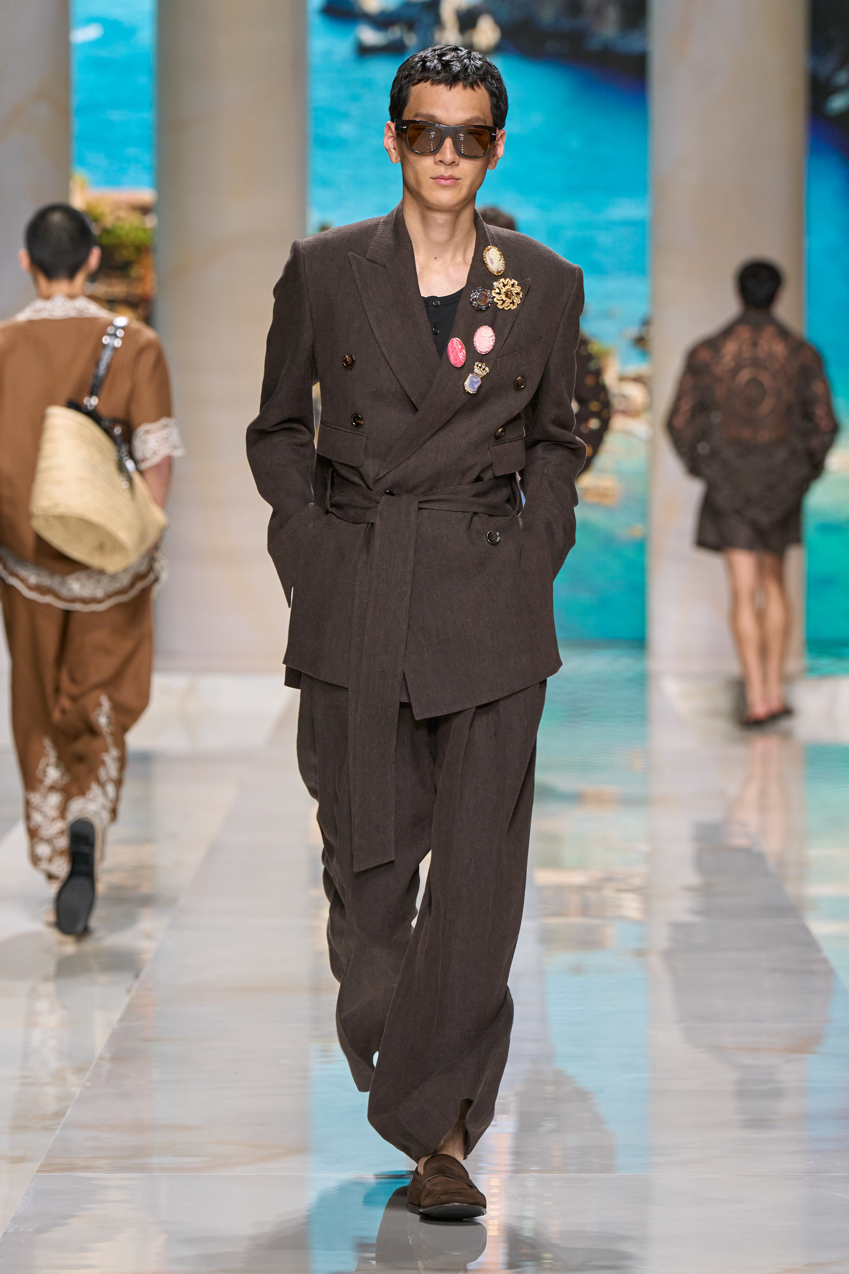 Tendências de moda masculina do verão 2027.
