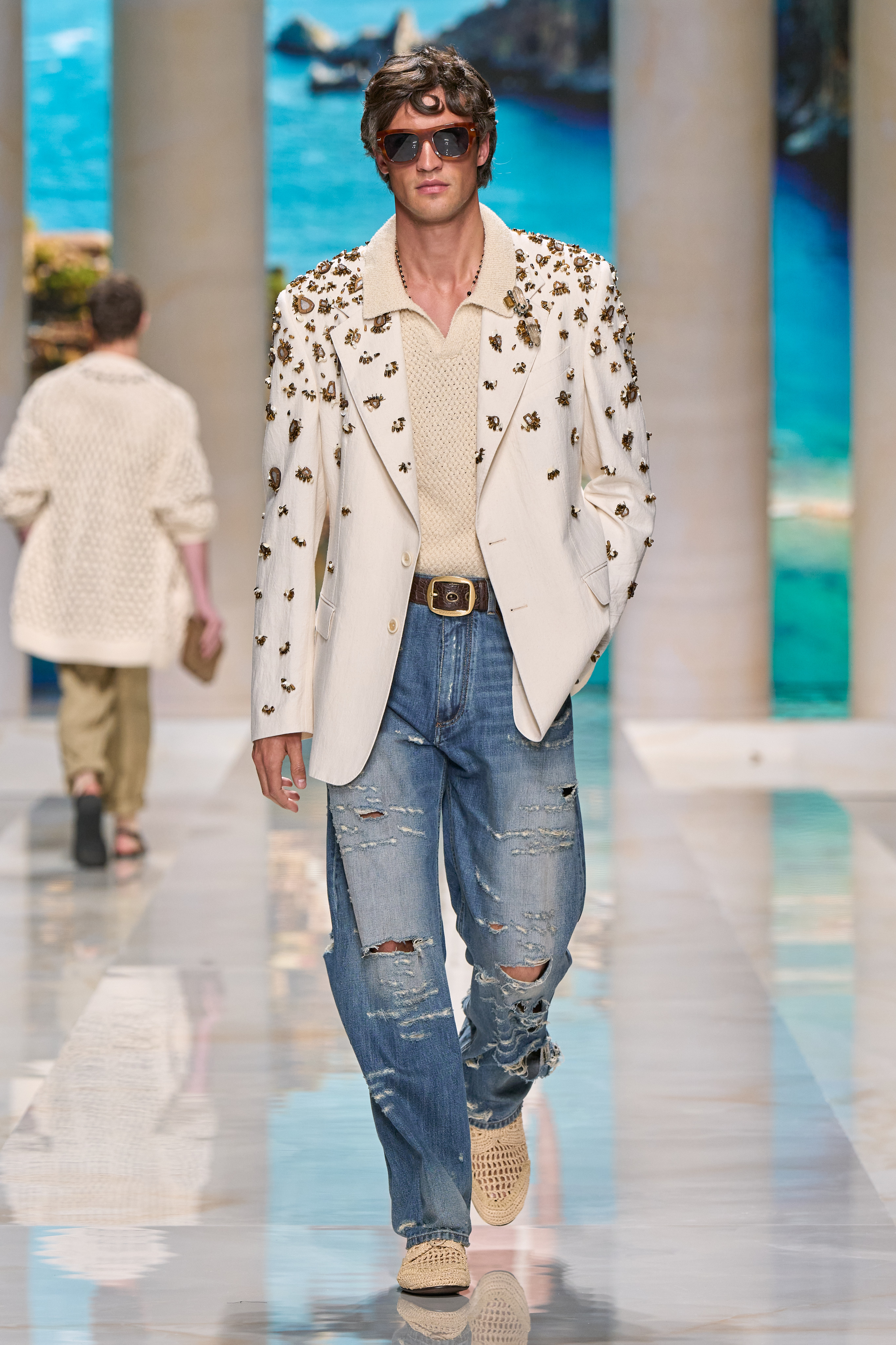 Tendências de moda masculina do verão 2027.