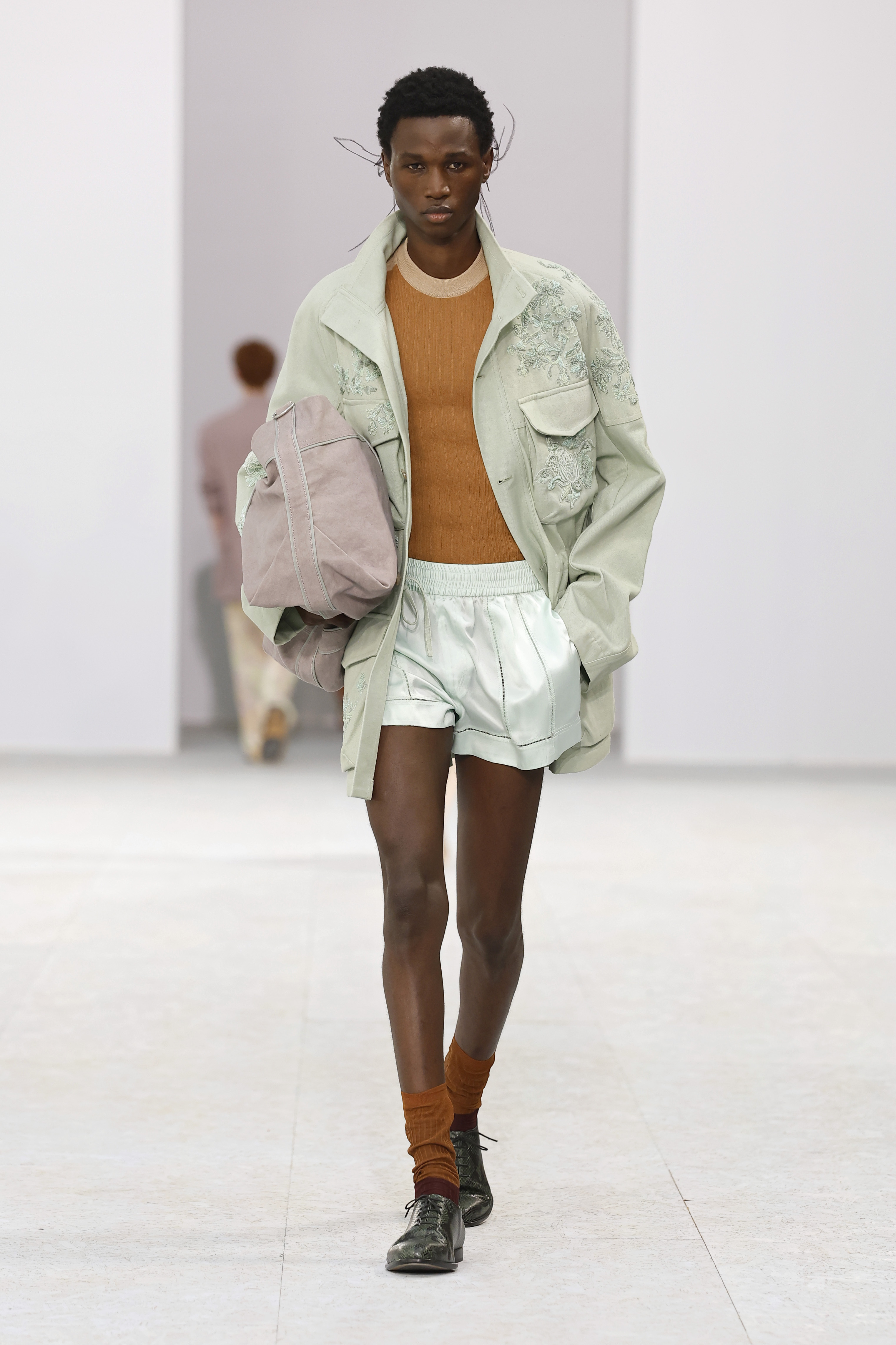 Tendências de moda masculina do verão 2027.