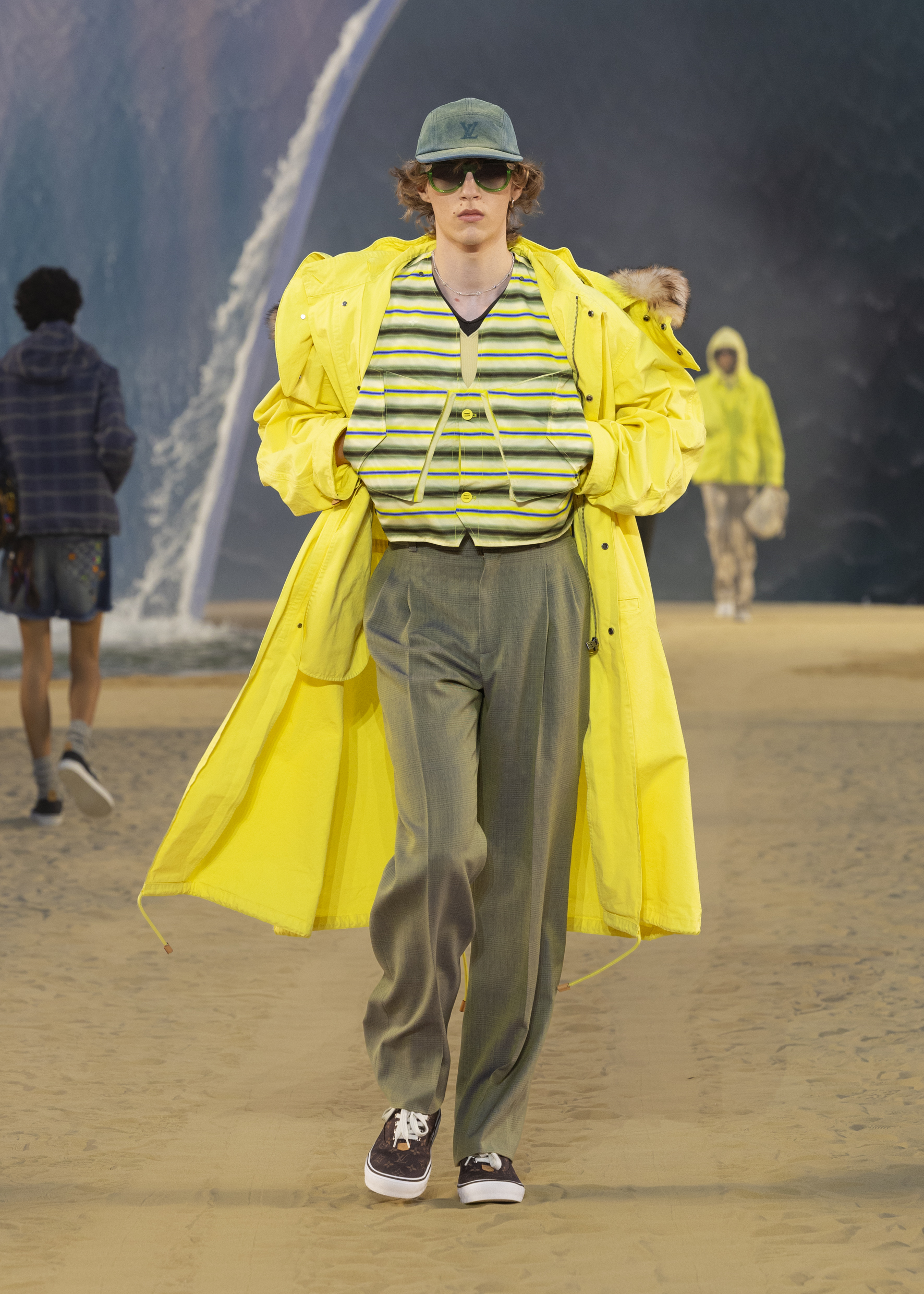 Tendências de moda masculina do verão 2027.