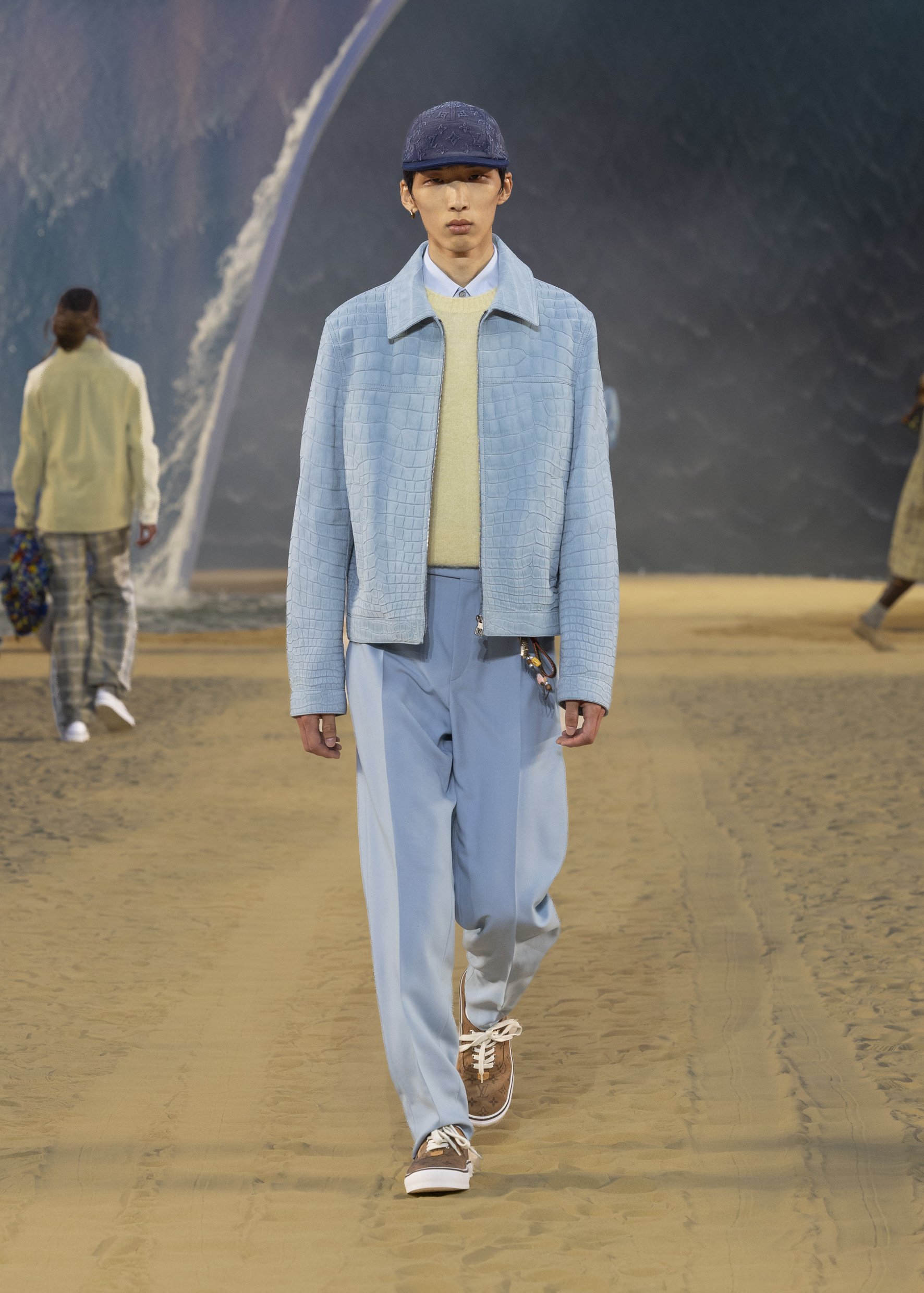 Tendências de moda masculina do verão 2027.