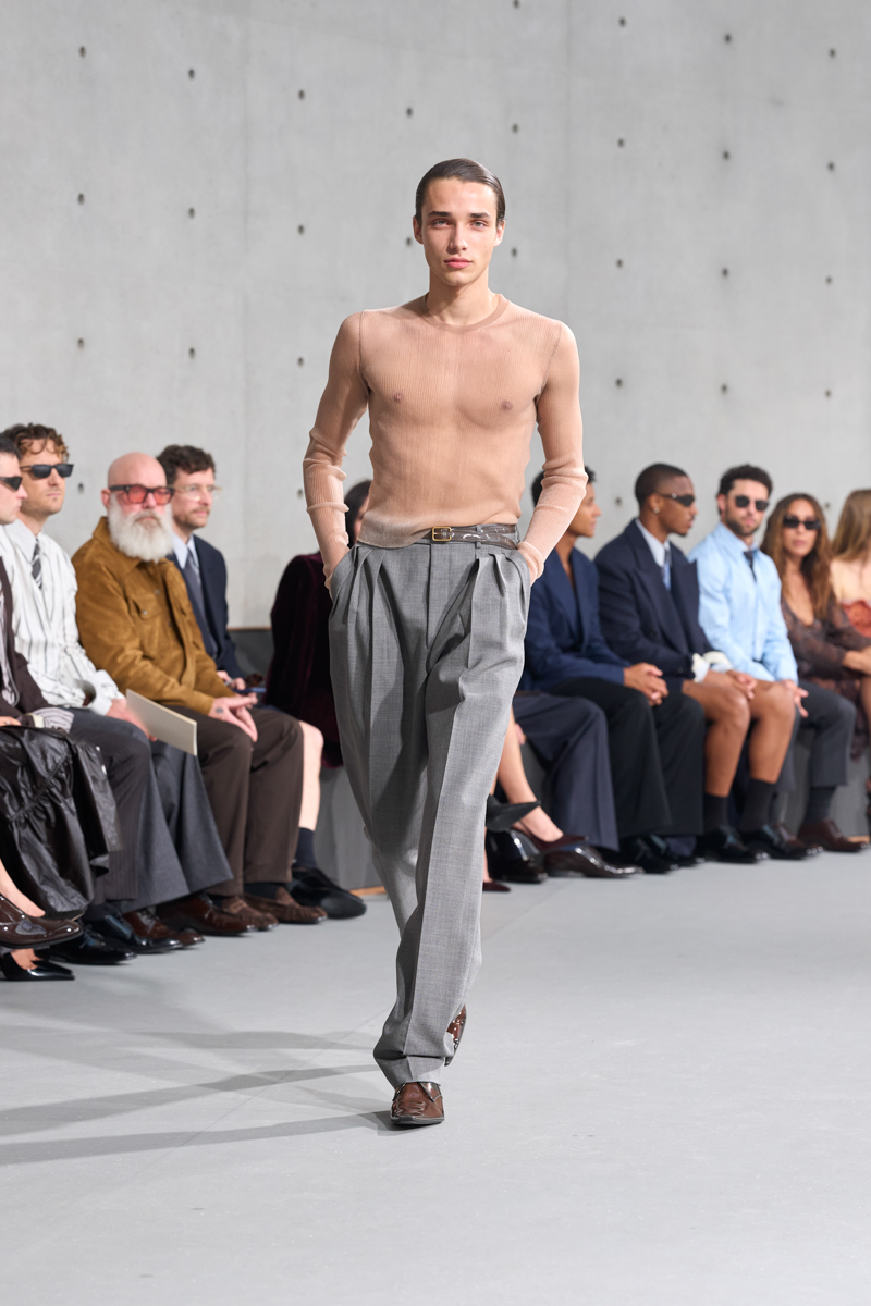 Tendências de moda masculina do verão 2027.