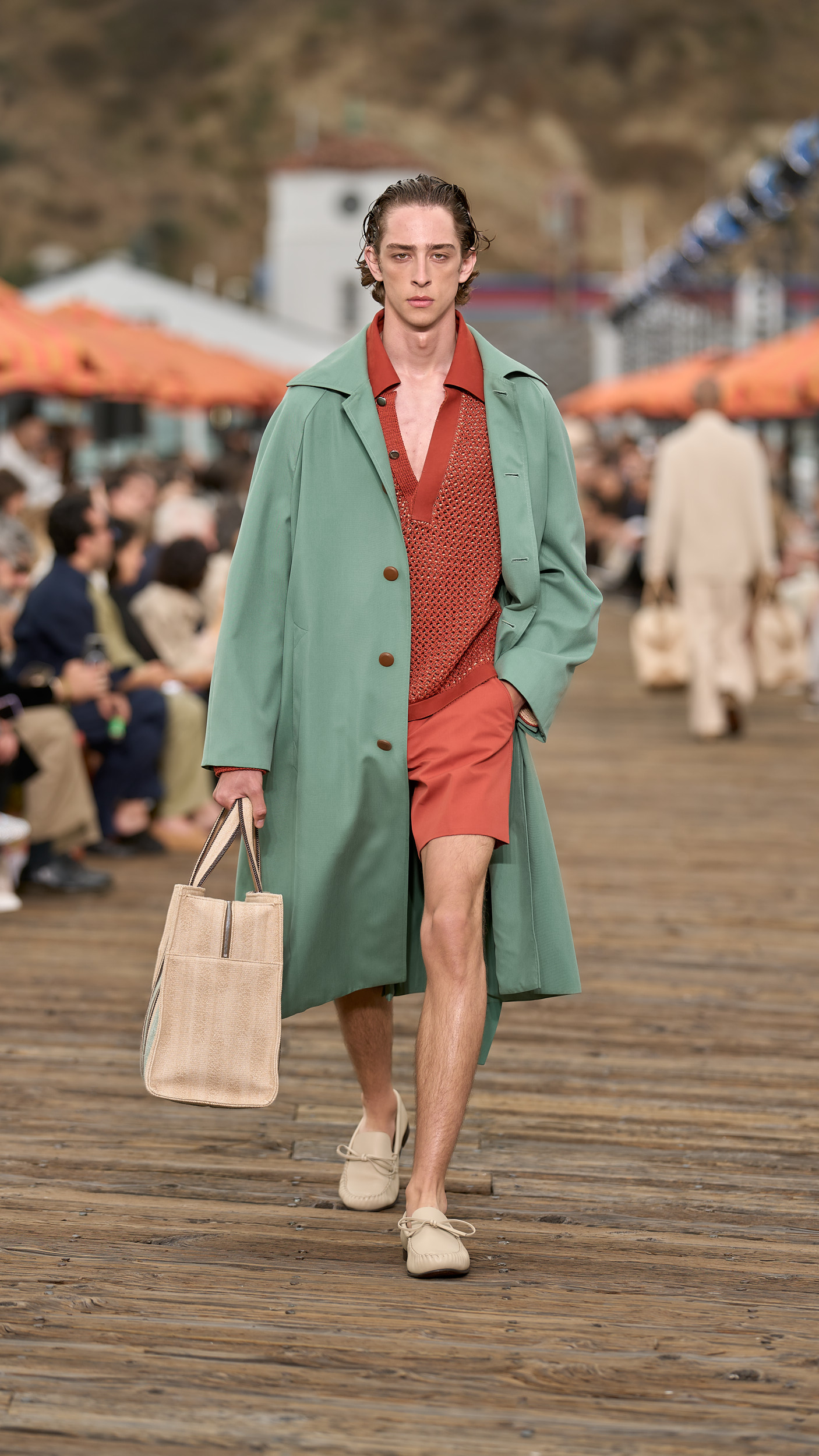 Tendências de moda masculina do verão 2027.