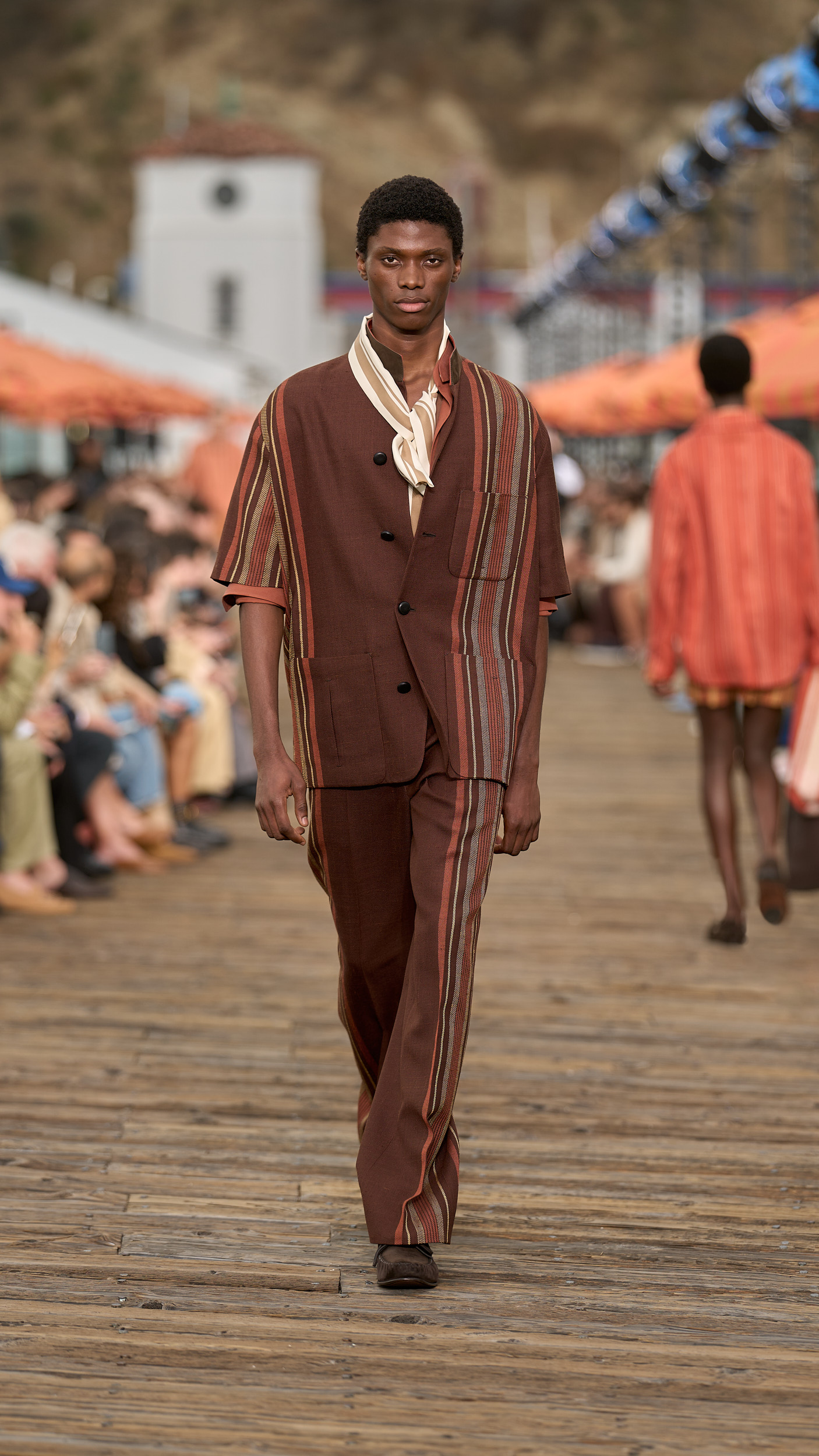 Tendências de moda masculina do verão 2027.