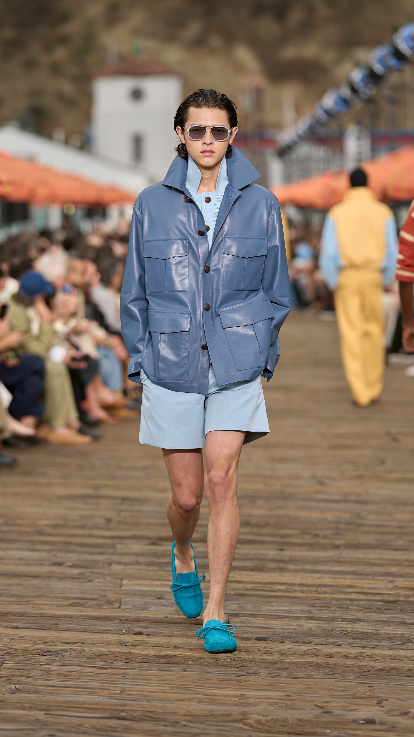 Tendências de moda masculina do verão 2027.
