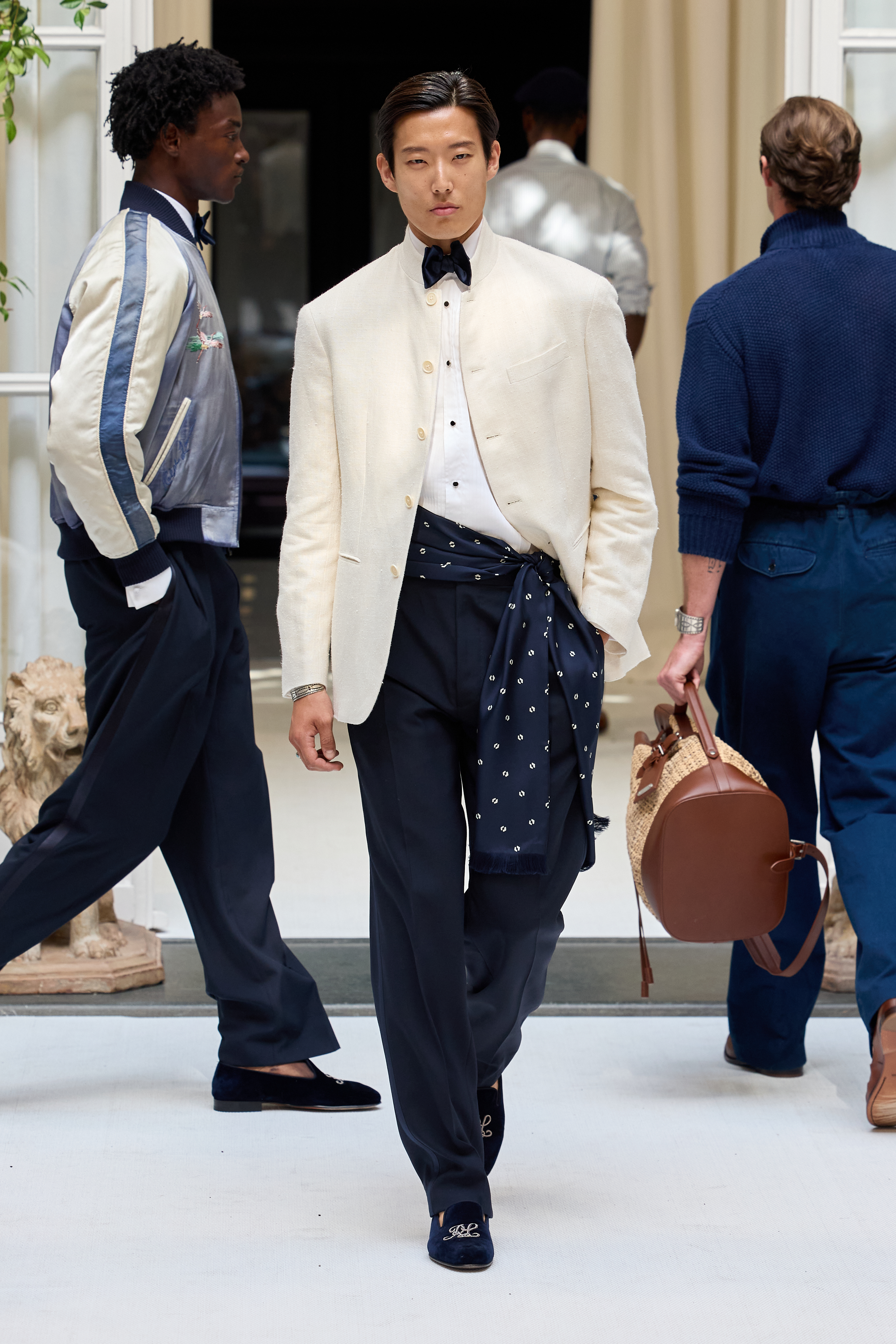 Tendências de moda masculina do verão 2027.