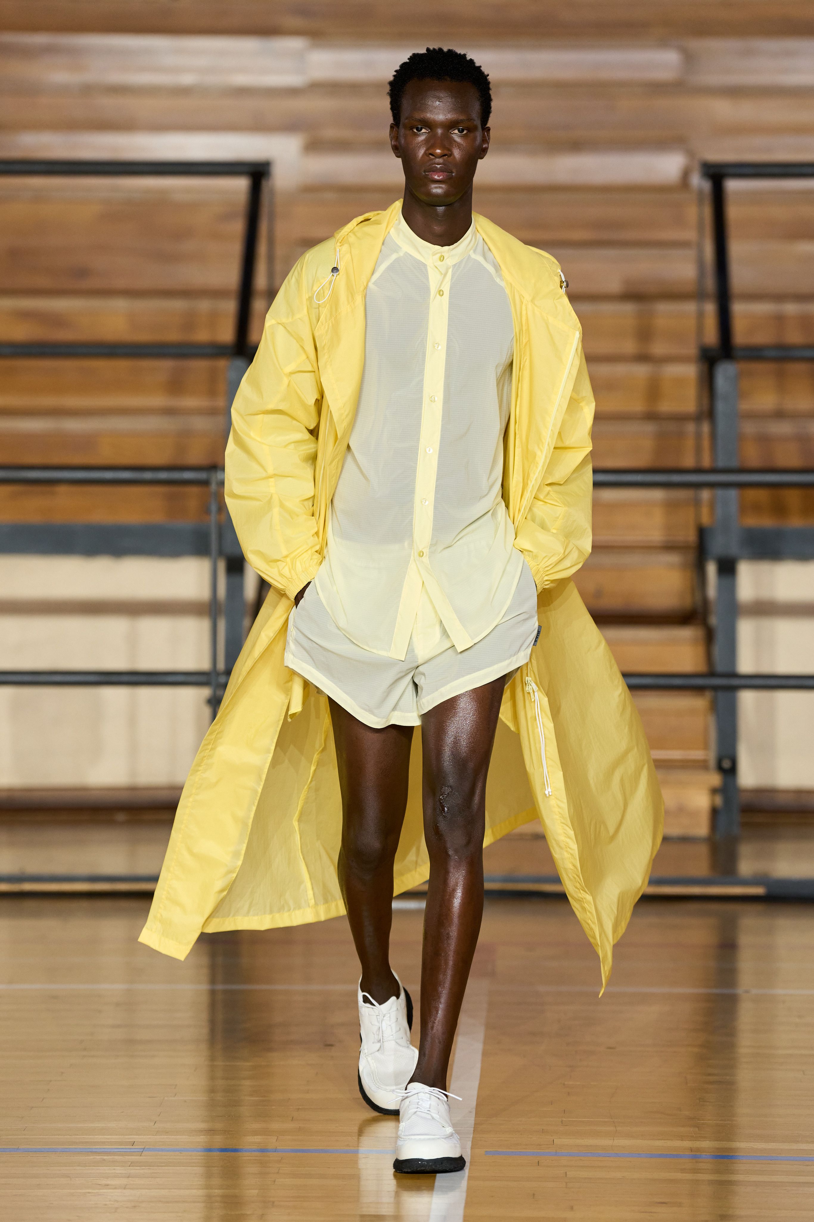 Tendências de moda masculina do verão 2027.