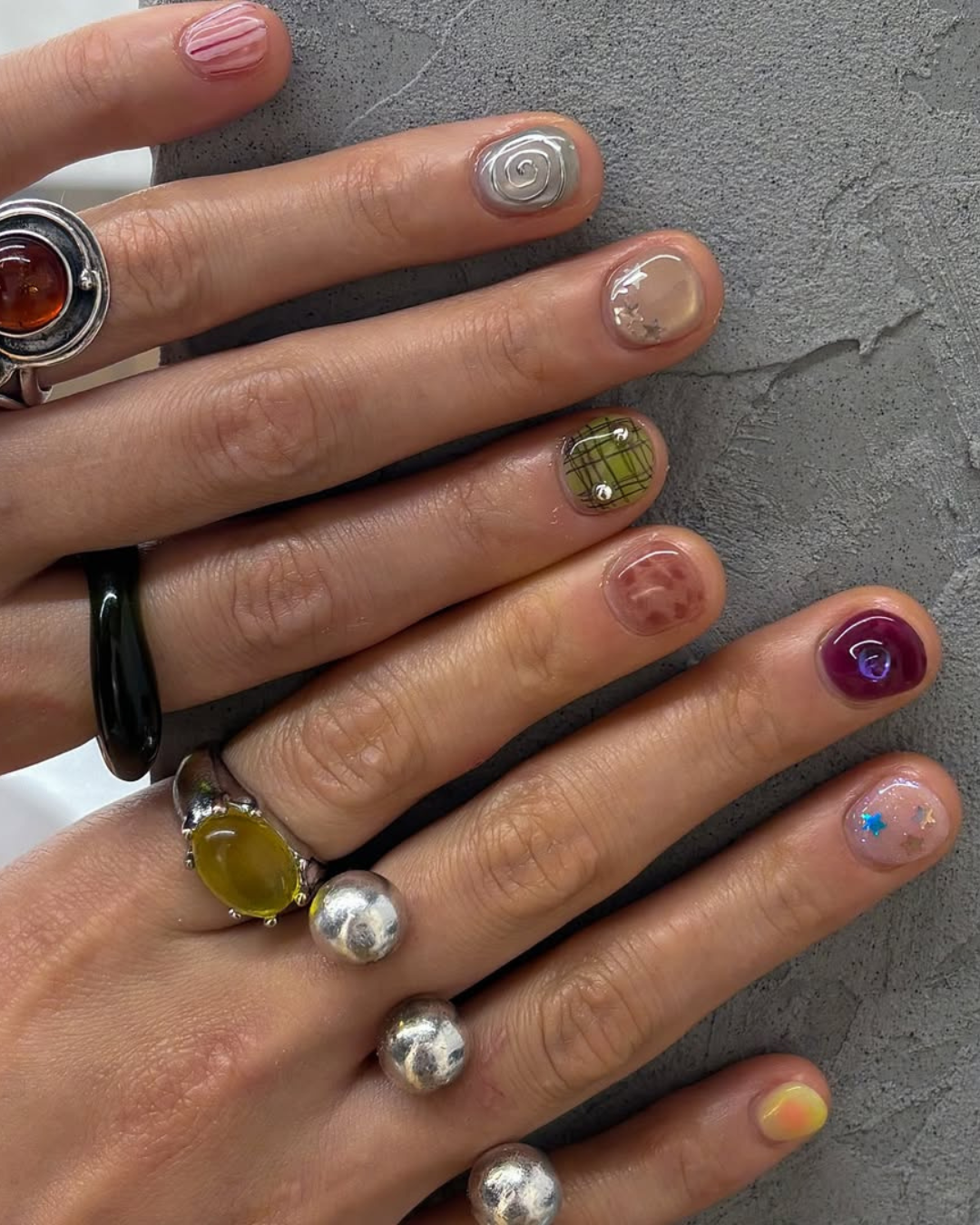 unhas curtas e decoradas (5)