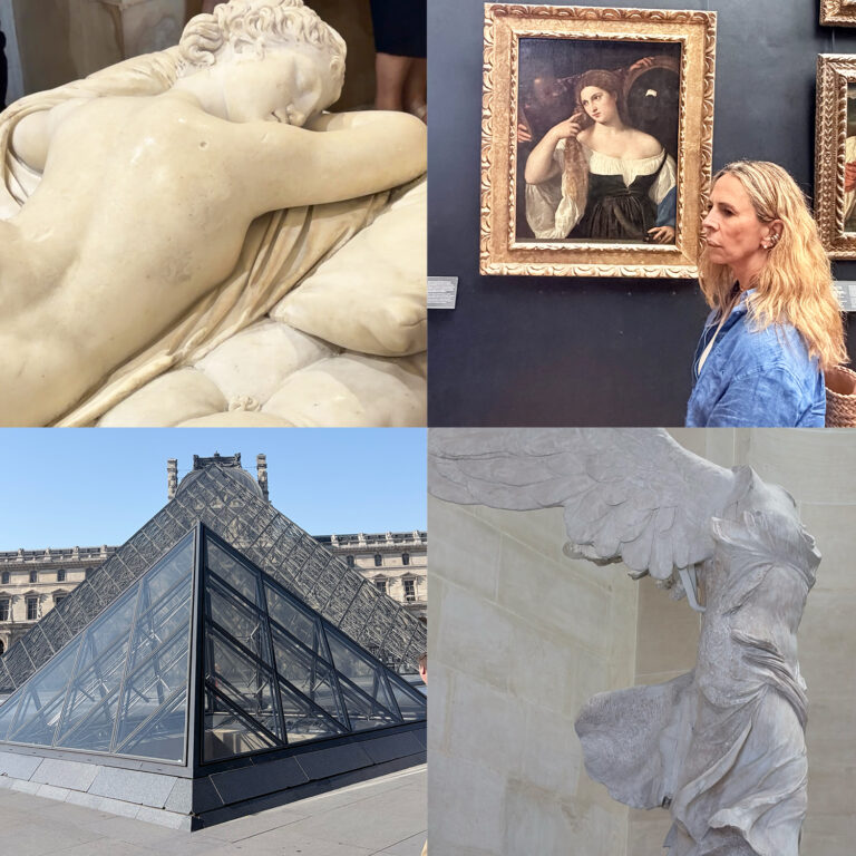 Nossa correspondente em Paris faz viagem no tempo com Grupo L’Oréal e desvenda a Odisseia da Beleza Louvre Ana Garmendia