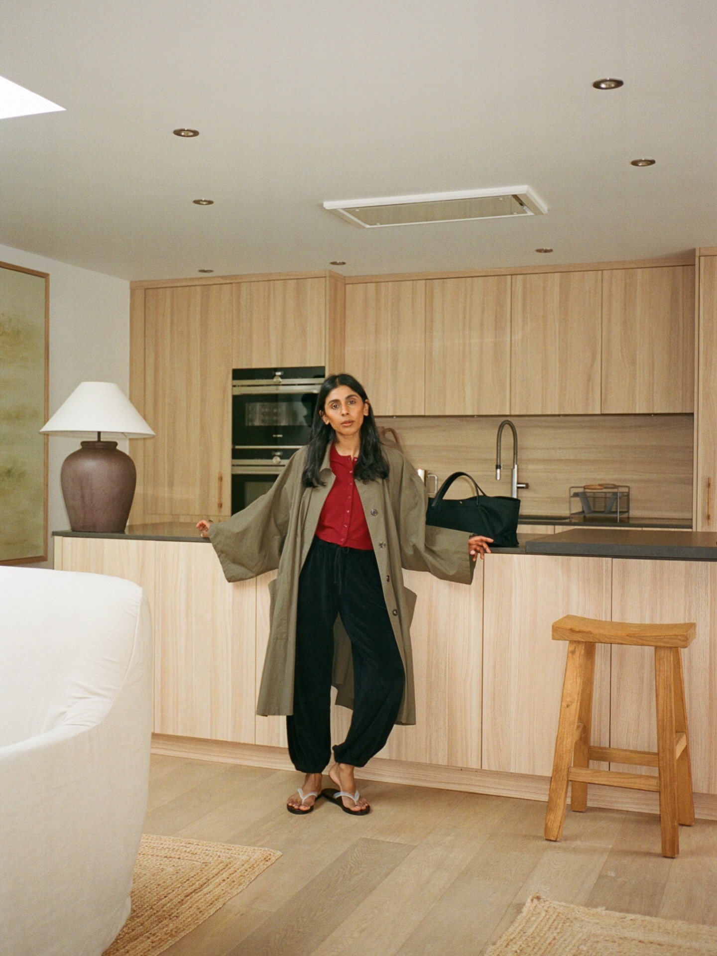 look com calça aladim feminina