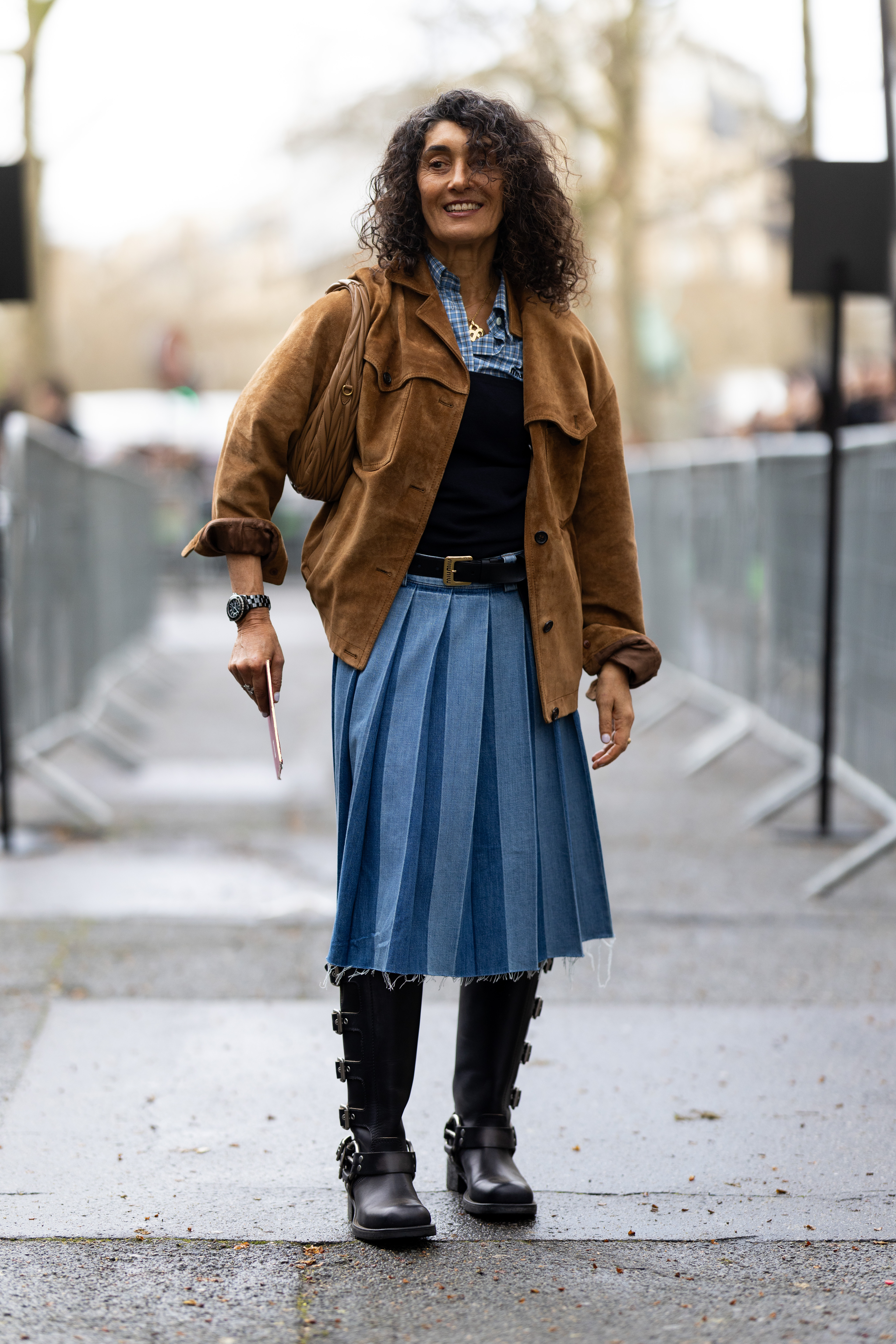 looks com saias jeans