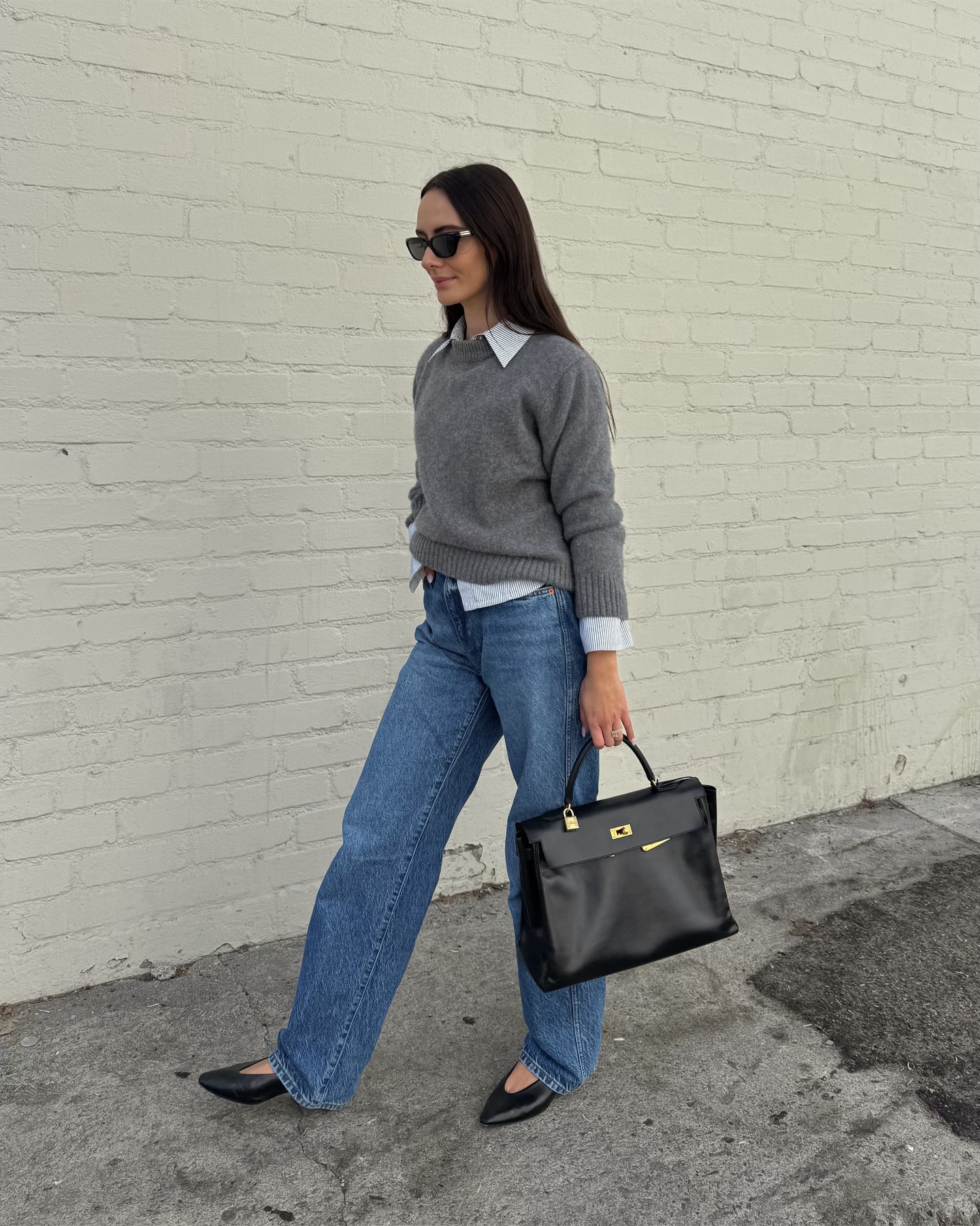 looks com sapatilhas de bico fino