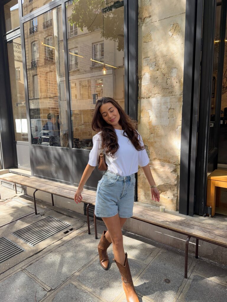 Como usar shorts jeans feminino: 5 looks que fashionistas estão repetindo shorts jeans feminino 13jul26 lolahawassian