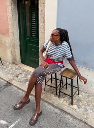 look com calça corsário