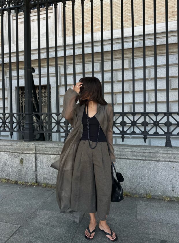 look com calças cropped