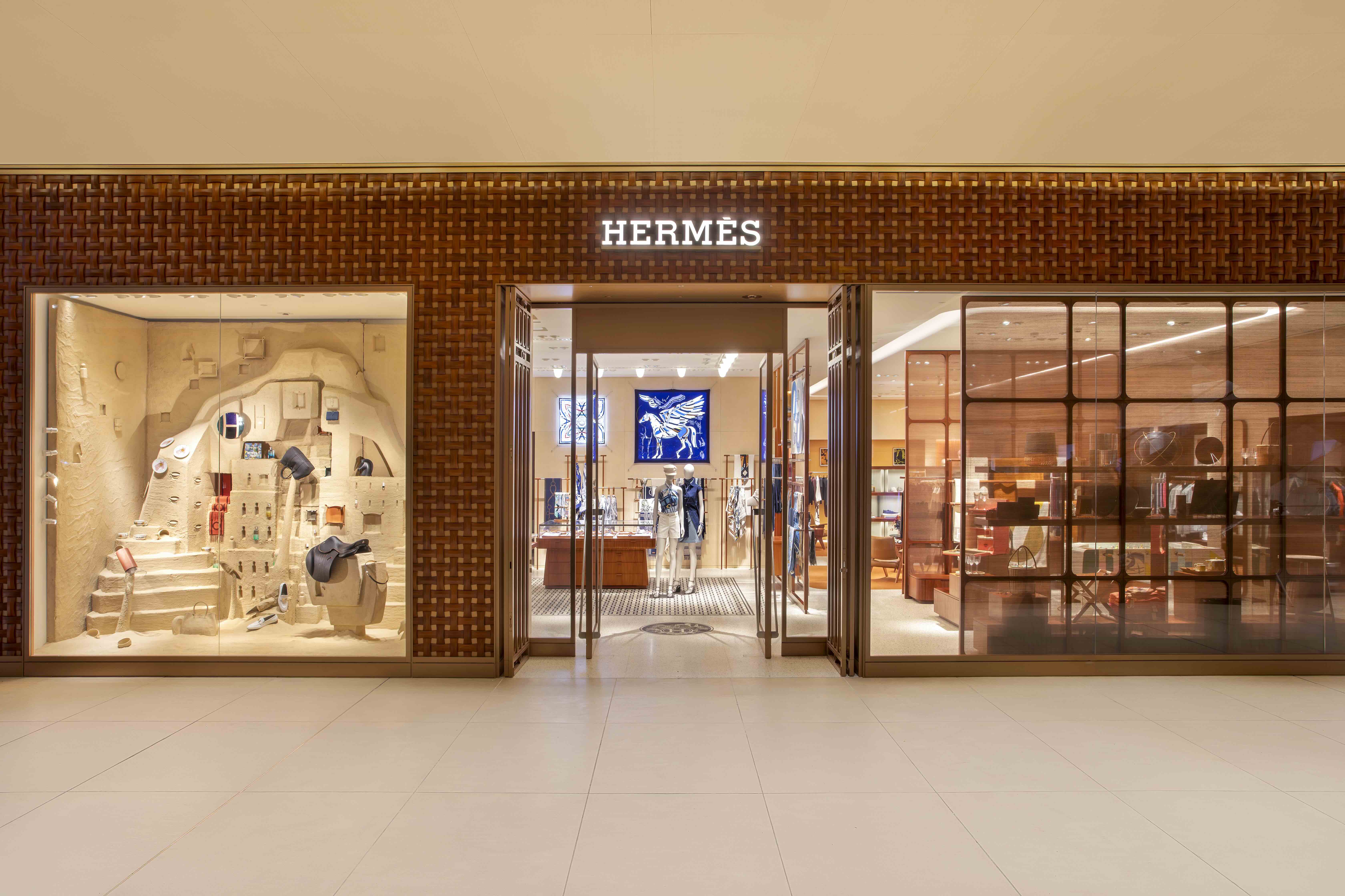 Nova loja da Hermès no Rio de Janeiro.
