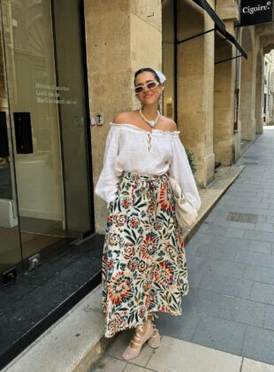 Saia boho: 5 modelos para quem quer integrar a tendência ao guarda-roupa look com saia boho