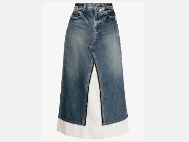 saia jeans longa 14set26 Maison MIHARA YASUHIRO