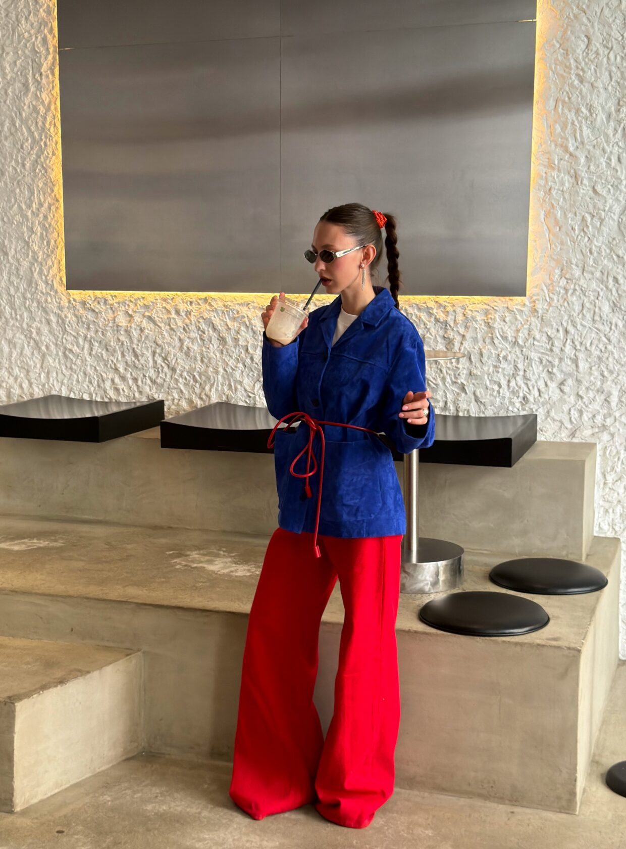 color block no street style