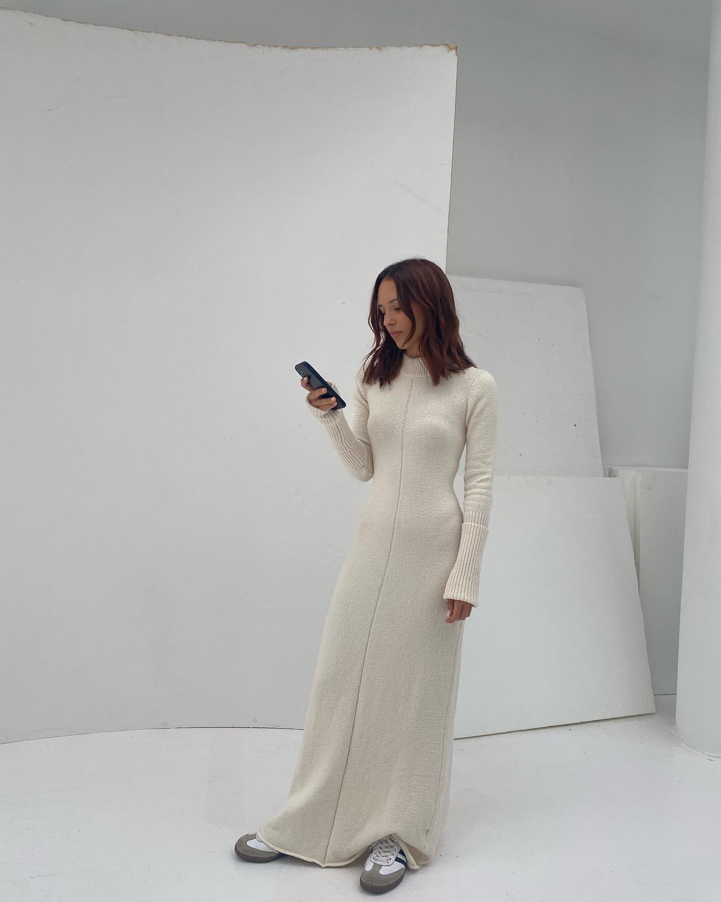 Vestido com tênis