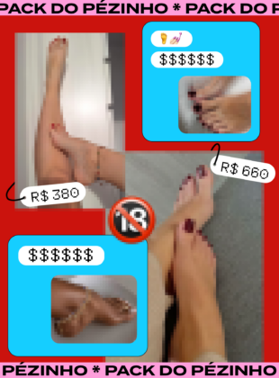 Vende-se um pedaço de pé: a dinâmica do OnlyFans pack do pezinho